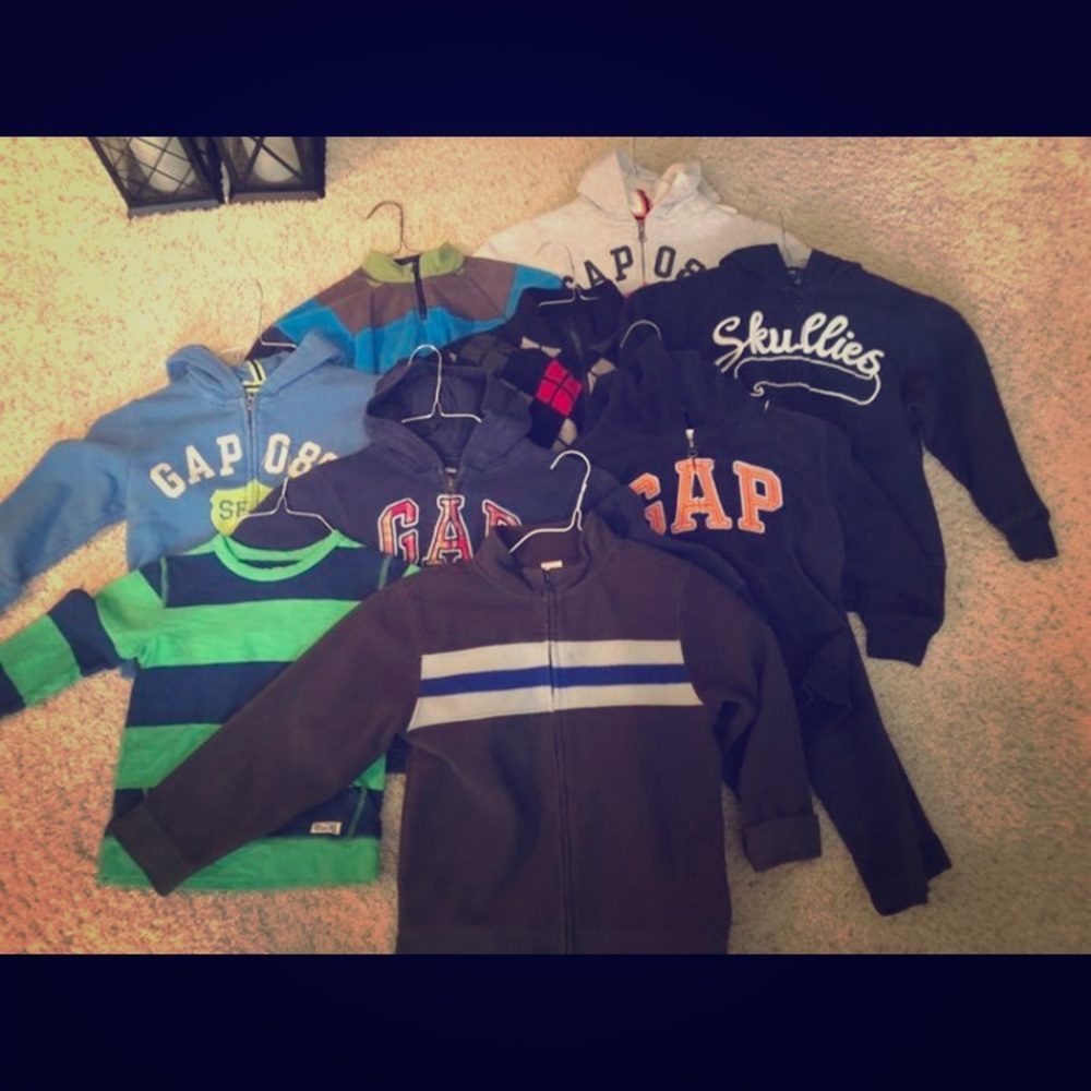 Lot of Gymboree & Gap sweatshirts